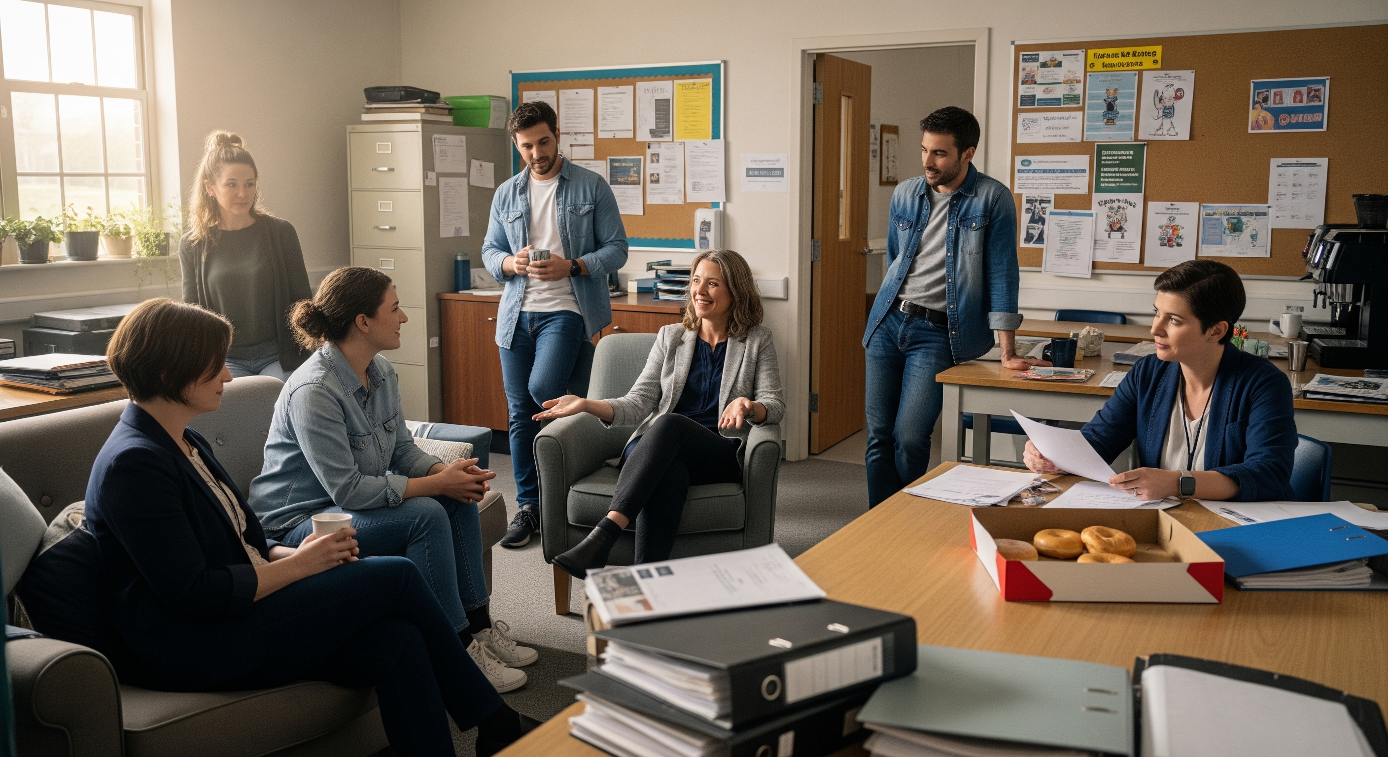 Reunión de trabajo con EDU